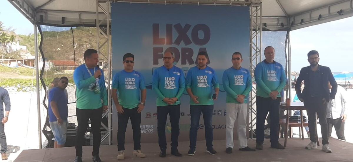 Búzios participa do Programa Lixo Fora D’água e assinatura de Termo de Compromisso de combate a resíduos