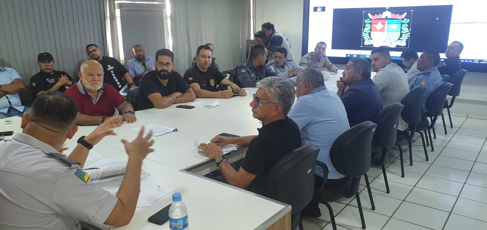 gestores municipais dialogam sobre segurança do evento com a PM/AP – Prefeitura Municipal de Macapá