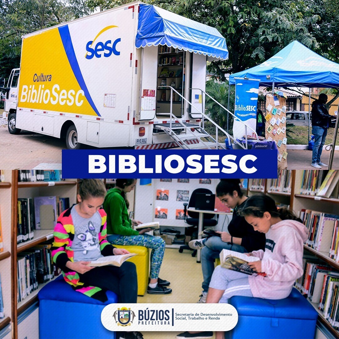 Mais um dia de BiblioSesc na Praça Tia Uia, ao lado do INEFI