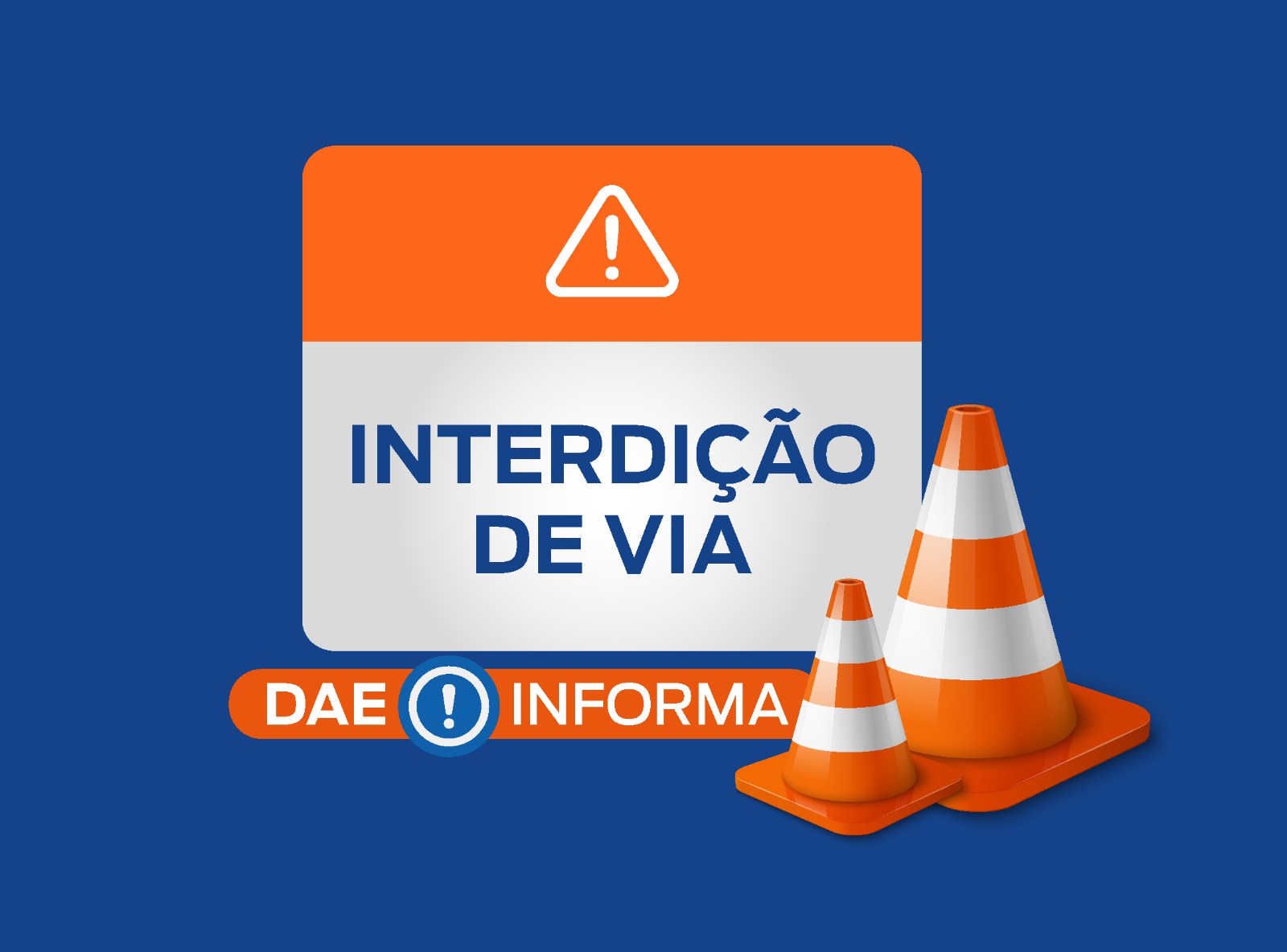 DAE divulga interdições nesta quinta-feira (2)