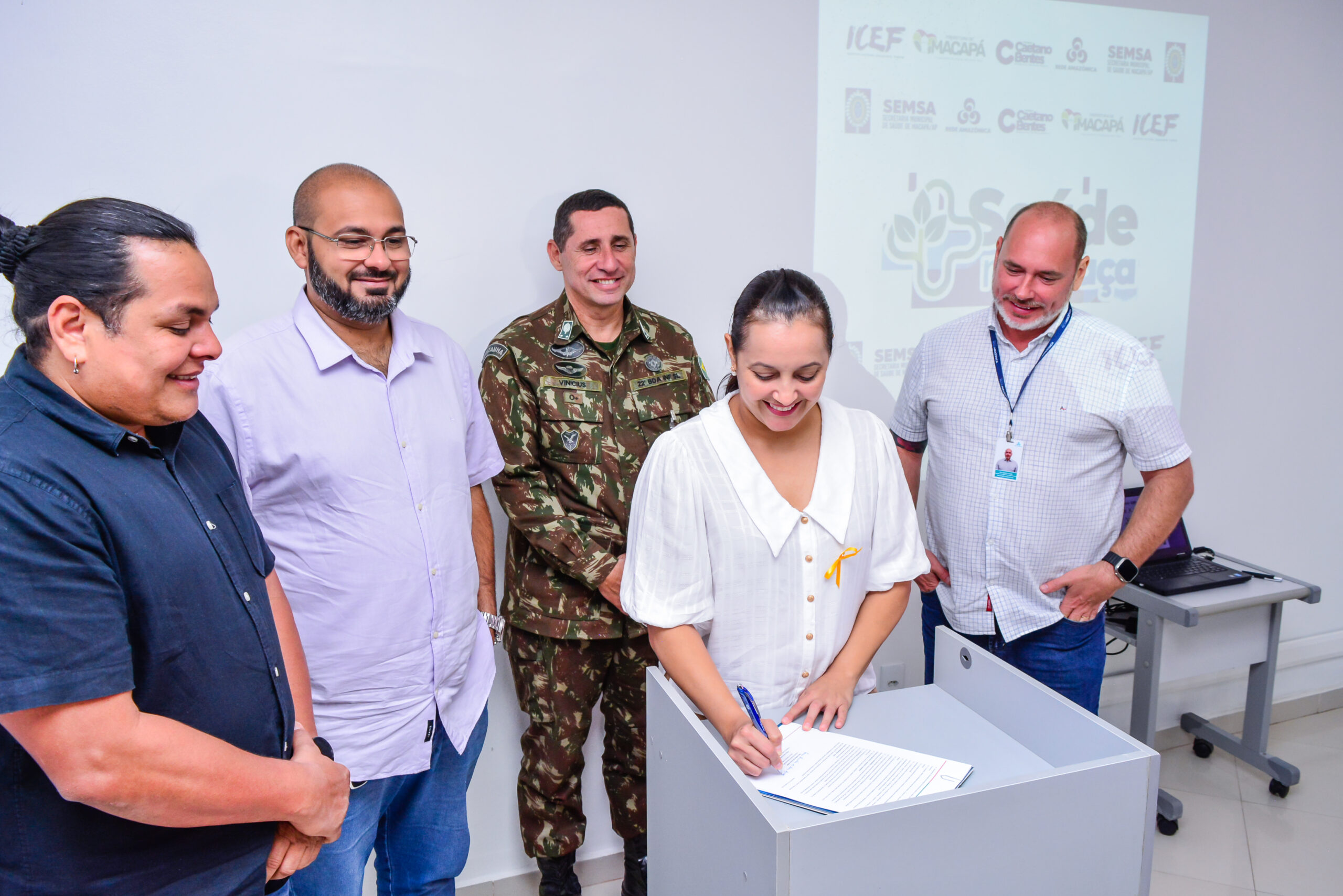 Semsa e Icef formalizam parceria para a execução do projeto – Prefeitura Municipal de Macapá