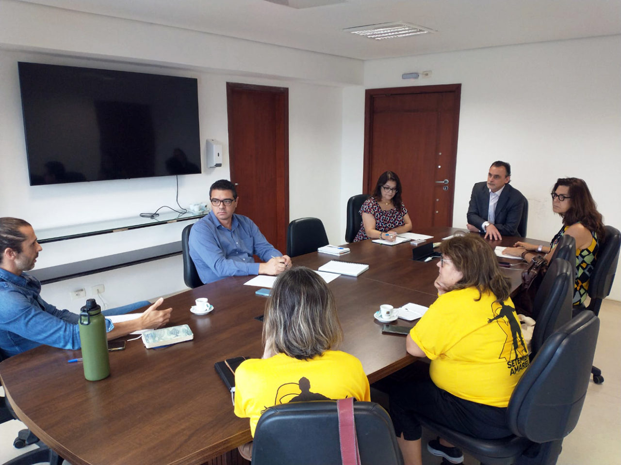 Grupo de trabalho alinha detalhes finais para evento em alusão ao Setembro Amarelo