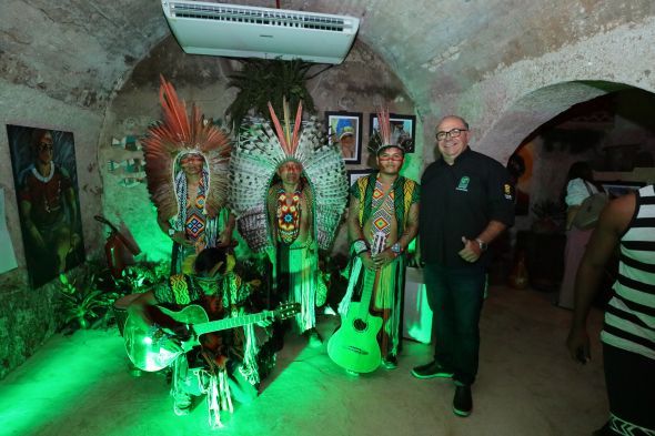 Prefeitura de Cuiab | Atraes indgenas e posse do presidente da COMTUR marcaram incio da Semana do Turismo em Cuiab