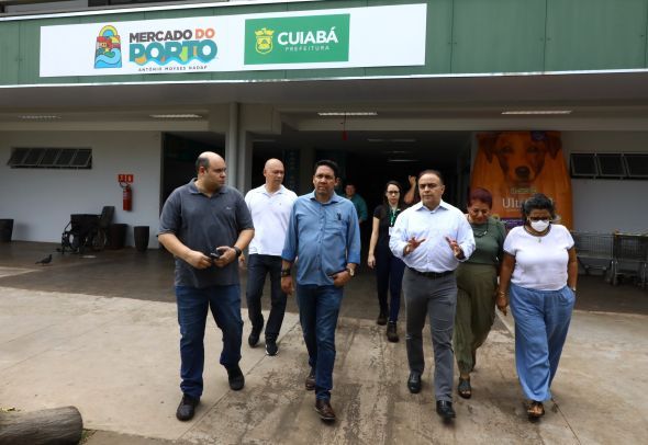 Prefeitura de Cuiab | Parceria entre SMATED e cooperativa de veterinrios busca elevar qualidade dos produtos derivados de animais do Mercado do Porto