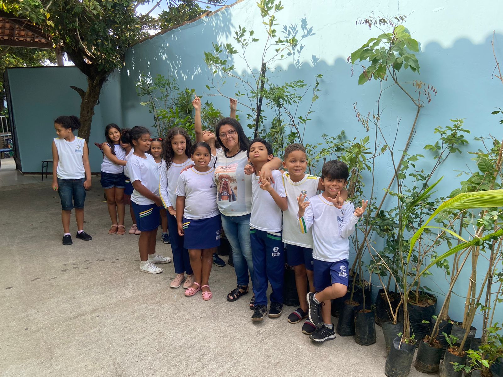 Doação de mudas para o projeto Expo Científica