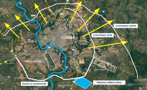 Prefeitura de Cuiab | Novo Plano Diretor prev terminal ferrovirio em rea estratgica de Cuiab