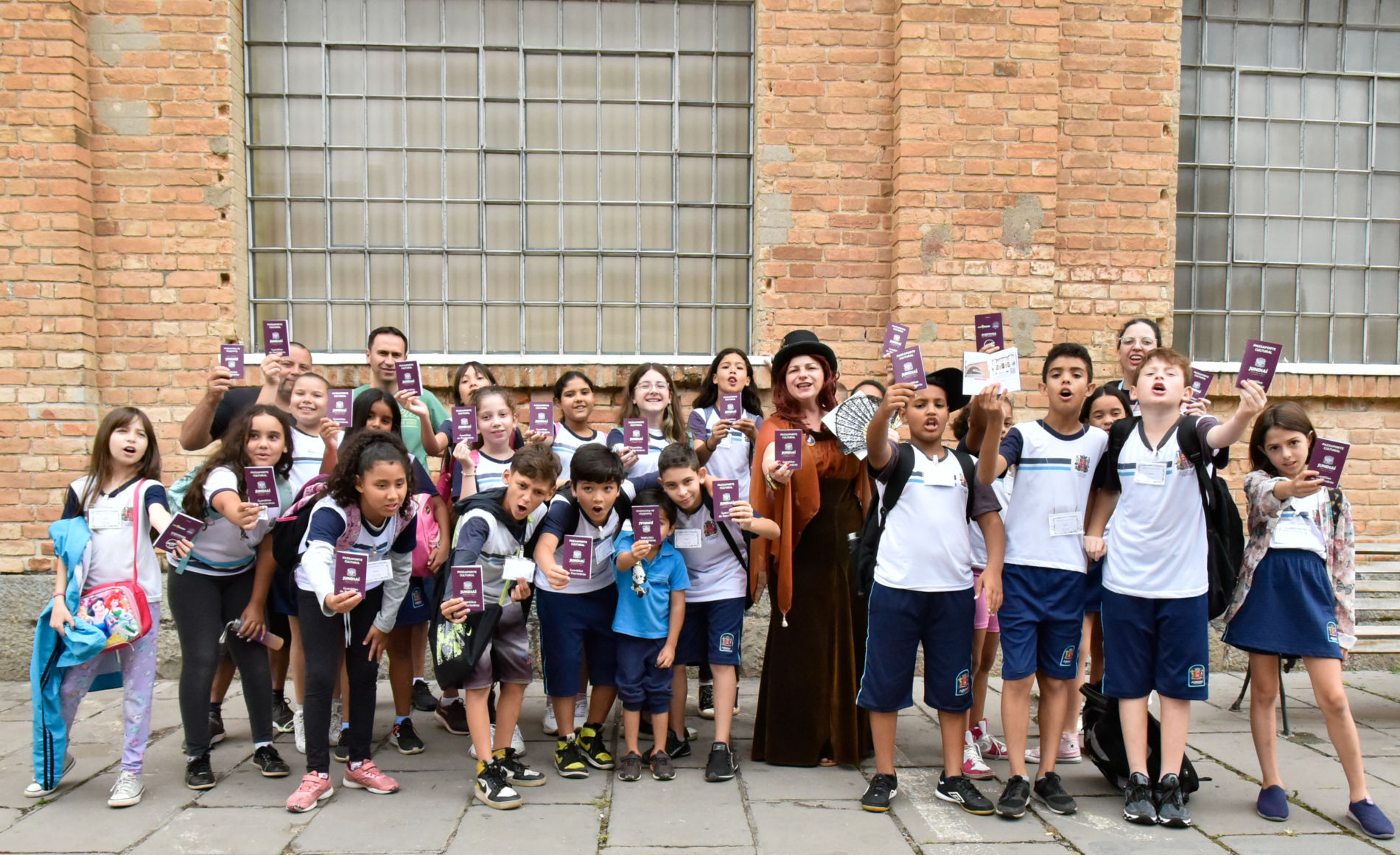 Crianças da EMEB Anna Rita Alves Ludke participam do projeto Guardiões do Patrimônio