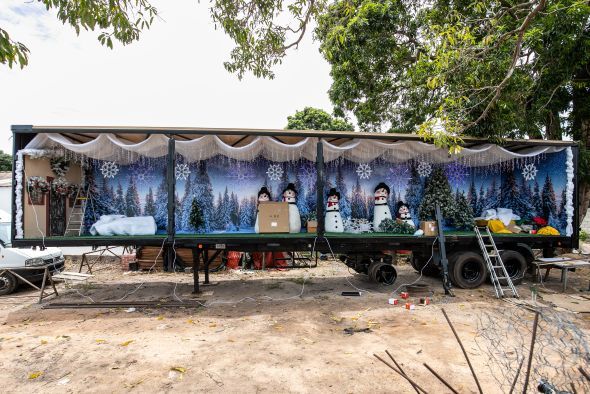 Prefeitura de Cuiab | Carreta do 'Natal da Gente 2023' ir percorrer as regies Sul, Oeste, Norte e Leste da capital; Lanamento ser no dia 10