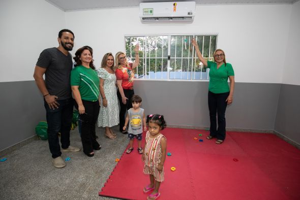 Prefeitura de Cuiab | Centro Educacional Dona Micaela de Souza Lima a 24 obra entregue pela gesto Emanuel Pinheiro no segundo mandato