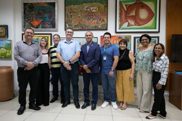Prefeitura de Cuiab | Secretrio de Sade visita reitor da UFMT e encaminha parceria para capacitar servidores da SMS