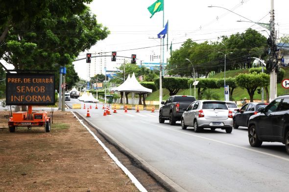 Prefeitura de Cuiab | Semob intensifica orientaes e esquema de trnsito para a 39 Corrida de Reis