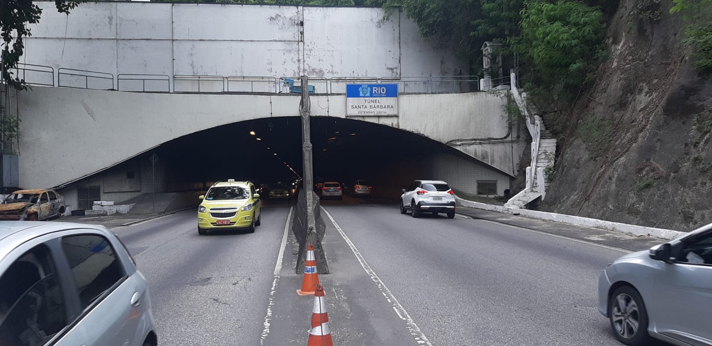 Túnel Santa Bárbara será interditado no sentido Santo Cristo para obras de revitalização - Prefeitura da Cidade do Rio de Janeiro