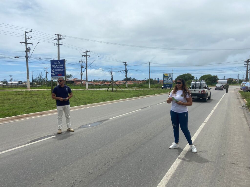 Búzios realiza 3ª Blitz conscientização e prevenção de atropelamento de animais silvestres