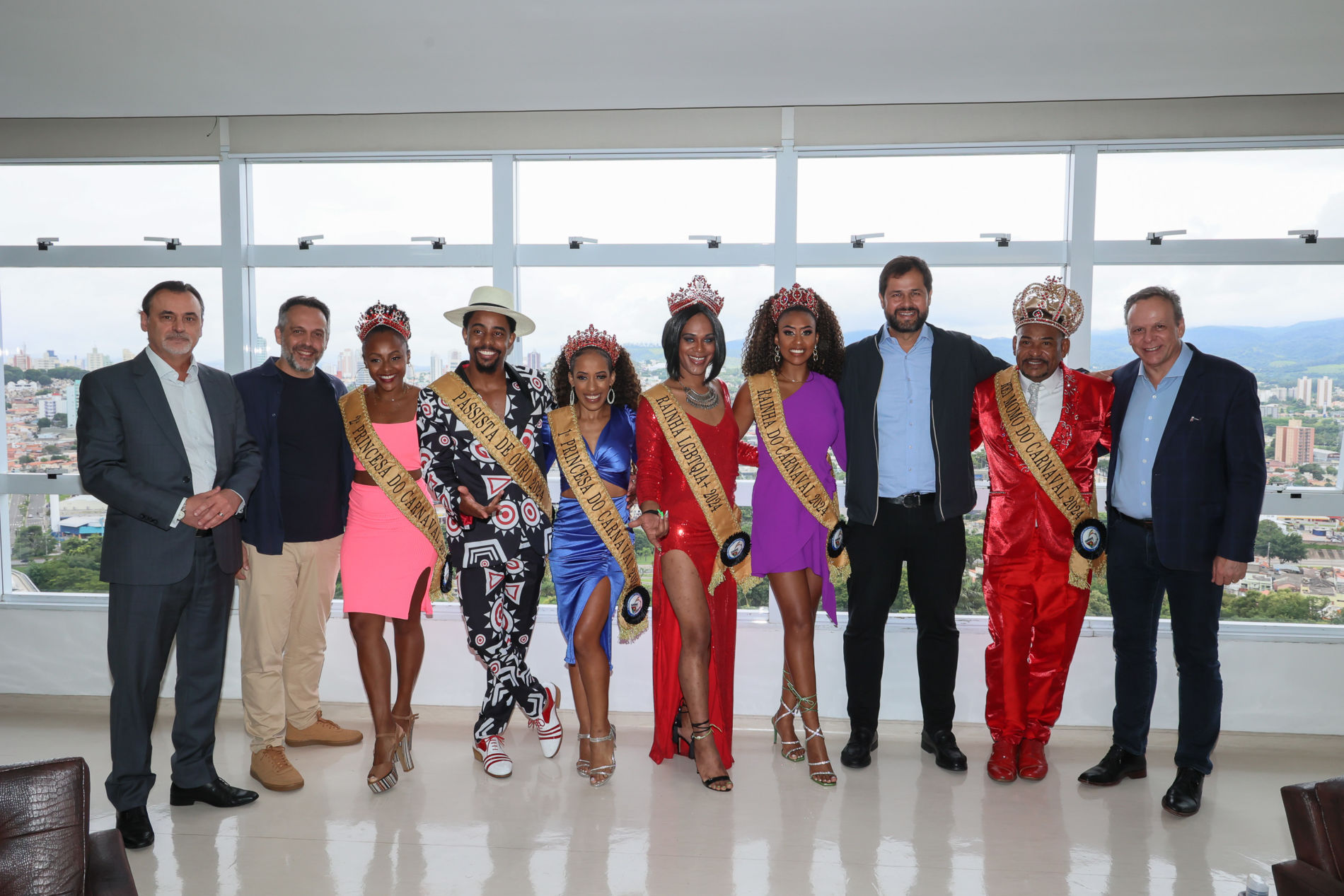 Corte da Alegria reforça a divulgação do desfile das escolas de samba de Carnaval