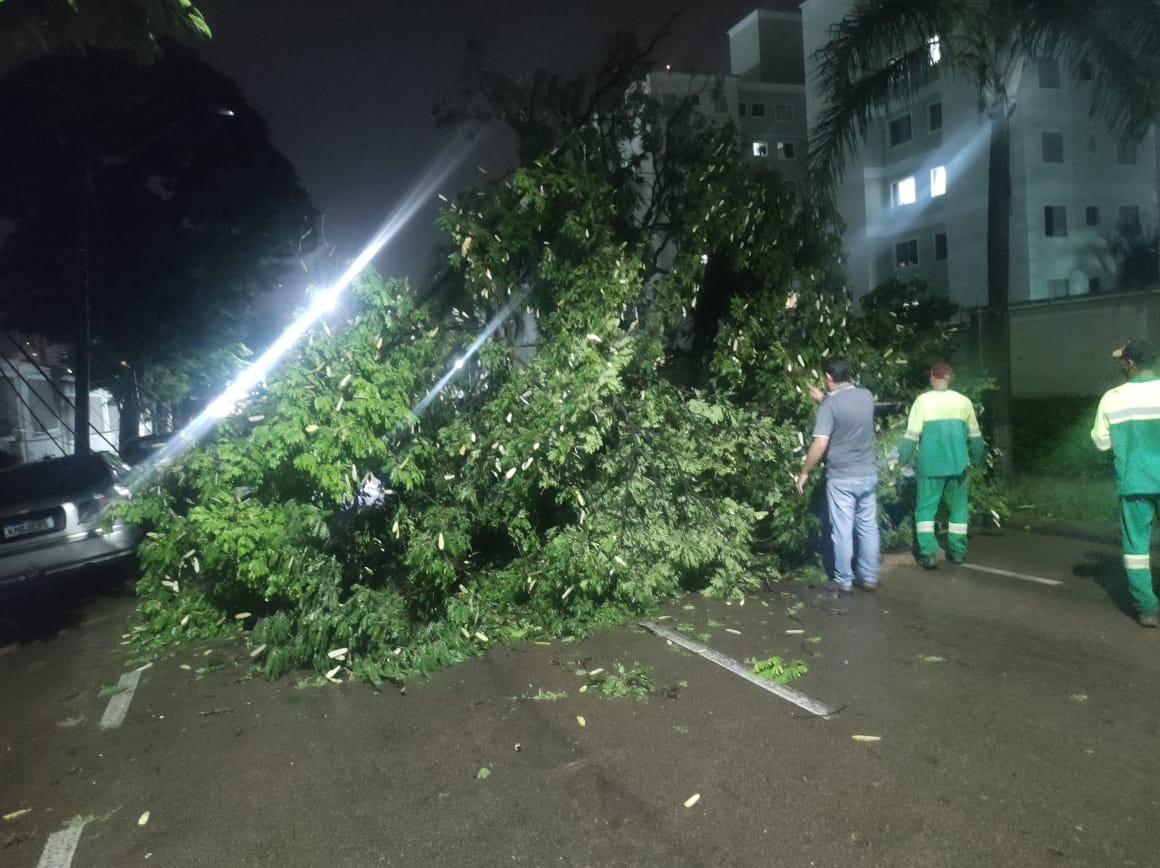 Força-tarefa atua em decorrência de chuva forte em Jundiaí