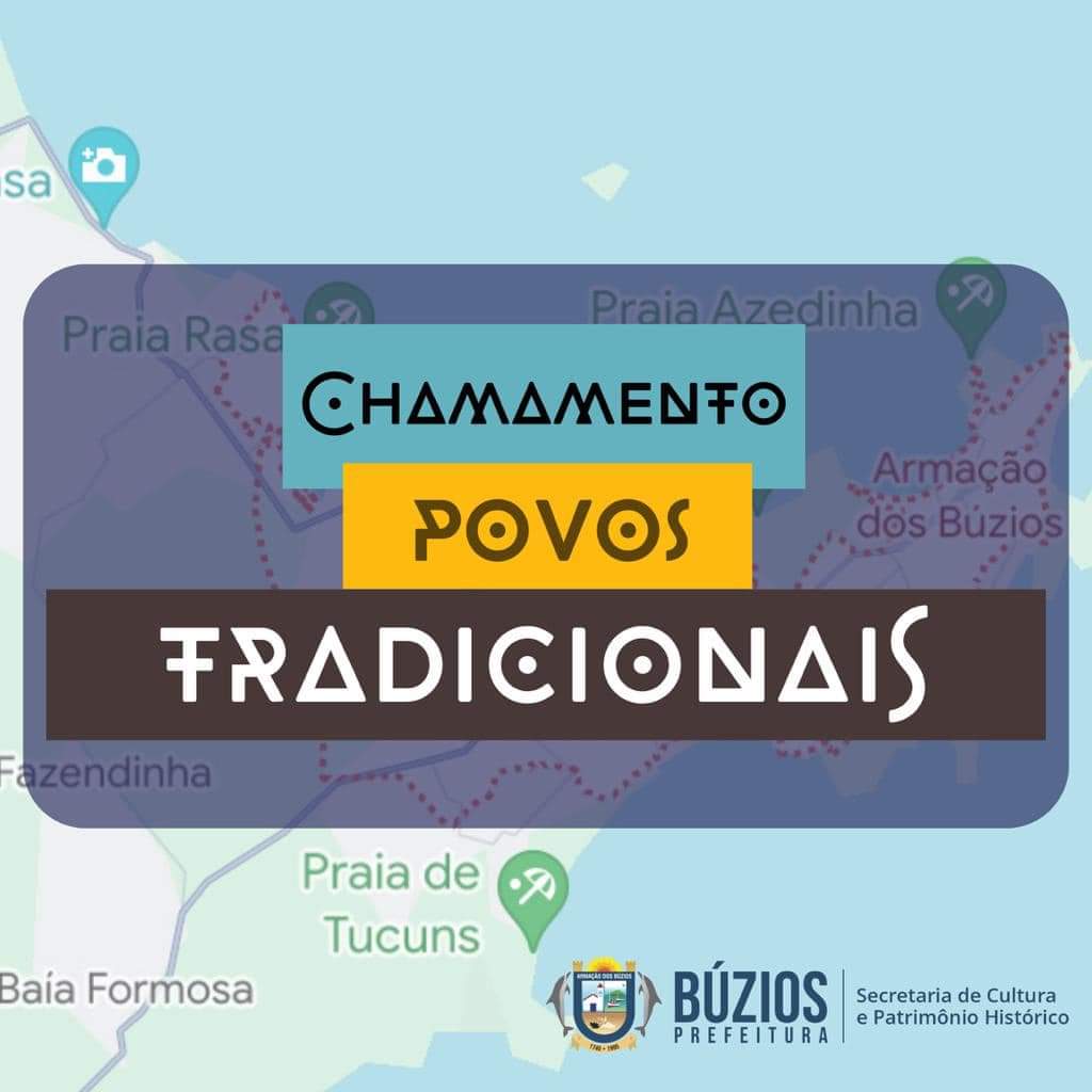 Prefeitura de Búzios faz chamamento dos povos tradicionais da cidade