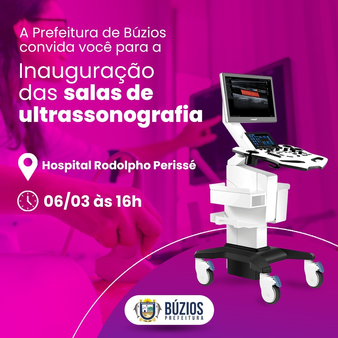 Novas salas de ultrassonografia serão inauguradas nesta quarta-feira (6)